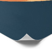 Black Woman Beauful in Moonlight Poster (Hoek)