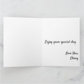 Black woman birthday card kaart (Binnen)