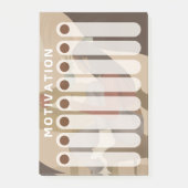 Black Woman Dagelijkse Weekly Motivatielijst Post-it® Notes (Voorkant)