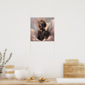 Black Woman Empowerment Art Poster (Keuken)