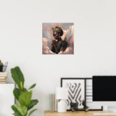 Black Woman Empowerment Art Poster (Thuiskantoor)