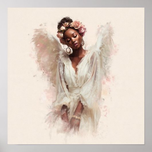 Black Woman Empowerment Art Poster (Voorkant)