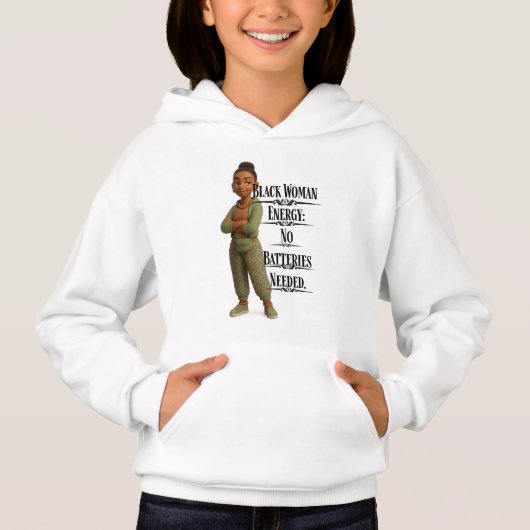 Black Woman Energy,Pixarstyle 3D (Voorkant)