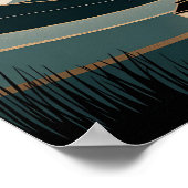 Black Woman Holding a Lantern at Night Poster (Hoek)