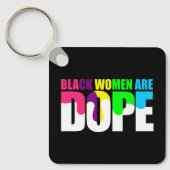 Black Woman is de zwarte geschiedenis Sleutelhanger (Voorkant)