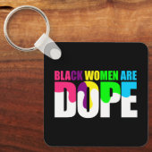 Black Woman is de zwarte geschiedenis Sleutelhanger (Voorkant)
