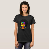 Black Woman Lgbt Pride Afro Retro Mother's Day T-shirt (Voorkant volledig)