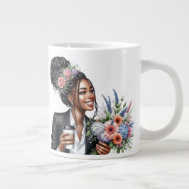 Black woman melanin sista African American women Grote Koffiekop
