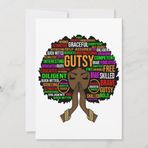 Black Woman Melanin Sista Juneteenth Queen Women Kaart