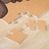 Black Woman, Natural Beauty, Wrapped Hair Legpuzzel (Zijkant)