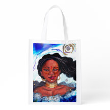 Black Woman Reused Bag