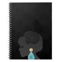 Black Woman Silhouette Dark Glamour