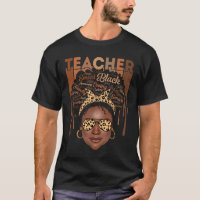 Black Woman Teacher Afro Smart African American Lo