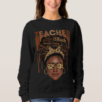 Black Woman Teacher Afro Smart African American Lo