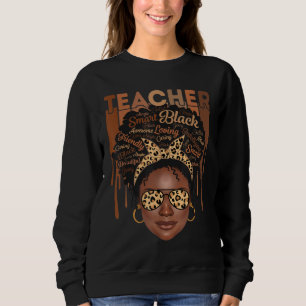 Black Woman Teacher Afro Smart African American Lo Trui