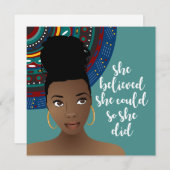 Black Woman, ze dacht dat ze het kon, dus deed ze  (Voorkant / Achterkant)