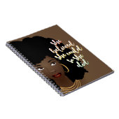 Black Woman, ze dacht dat ze het kon, dus deed ze  Notitieboek (Rechterzijde)