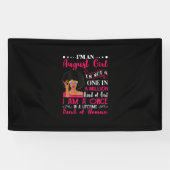 Black Women August Birthday geeft me een Leo Queen Spandoek (Horizontaal)