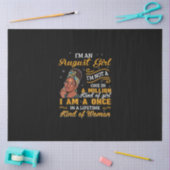 Black Women August Birthday geeft me een Leo Queen Tissuepapier (Craft)