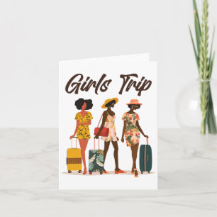 Black Women Girls trip Afro Queen Melanin African Kaart