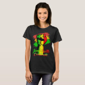 Black Women Hand Juneteenth Celebrate Indepedent T-shirt (Voorkant volledig)