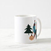 Black Women Illustrated kerstkoffie Mok (Voorkant rechts)