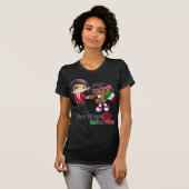 Black Women Italiaanse Mannen T-shirt Black - Vrou (Voorkant volledig)