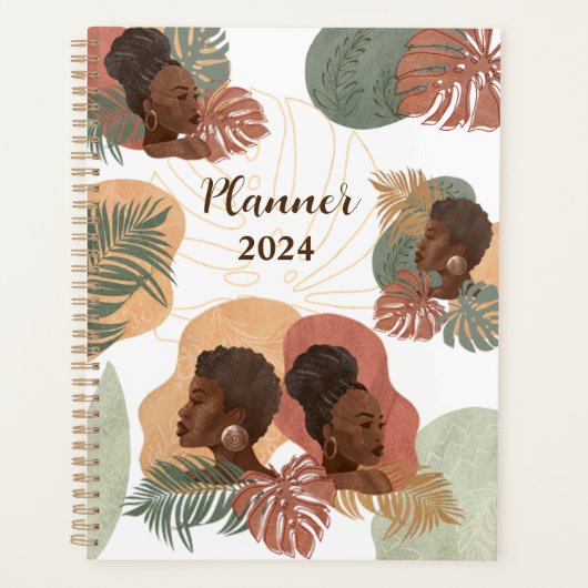 Black Women Melanin Girls Planner (Voorkant)