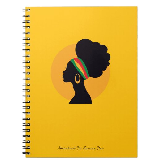 Black Women Reflecting Notitieboek (Voorkant)