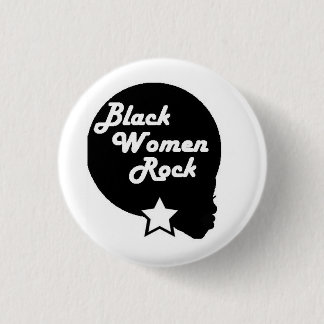 Black Women Rock! Ronde Button 3,2 Cm