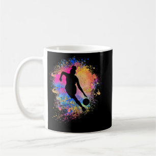Black Womens Rainbow Basketball Silhouette African Koffiemok