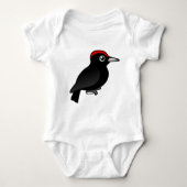 Black Woodpecker Romper (Voorkant)