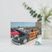 Black Woody Briefkaart (Staand voorkant)