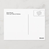 Black Woody Briefkaart (Achterkant)