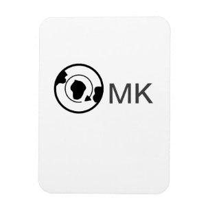 Black world wereldbol naam toevoegen monogram reis magneet