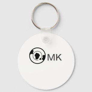 Black world wereldbol naam toevoegen monogram reis sleutelhanger