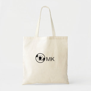 Black world wereldbol naam toevoegen monogram reis tote bag