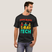 Black XRay Tech Week Melanated Black History Xray  T-shirt (Voorkant volledig)