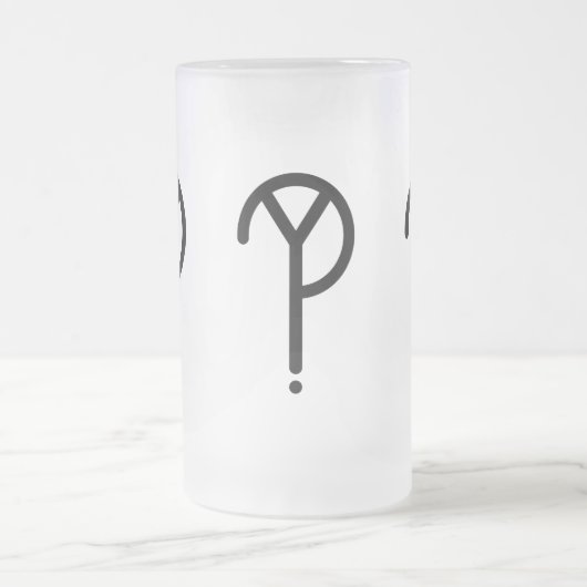 Black Y? Symbool voorzijde Mok (Center)