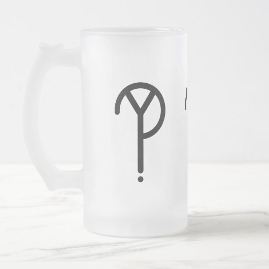 Black Y? Symbool voorzijde Mok (Links)