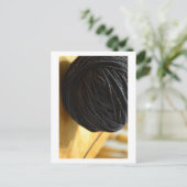 Black Yarn Briefkaart (Staand voorkant)