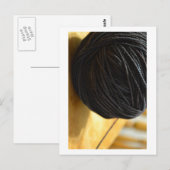 Black Yarn Briefkaart (Voorkant / Achterkant)