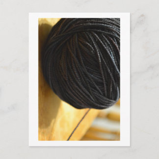Black Yarn Briefkaart