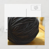 Black Yarn Briefkaart (Voorkant / Achterkant)