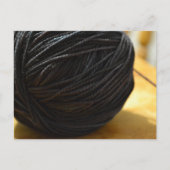 Black Yarn Briefkaart (Voorkant)