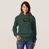Black Yellow Challenge Women Hoodie Sweatshirt (Voorkant volledig)