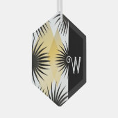 Black Yellow Design Ornament (Voorkant Rechts)