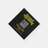 Black Yellow Grand Opening | LOGO Servet (Hoek)