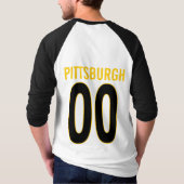 Black & Yellow Pittsburgh Love T-shirt (Achterkant)