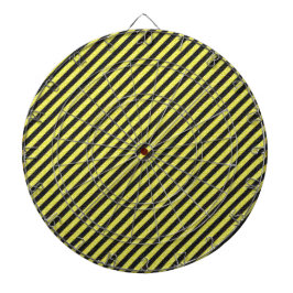 Black Yellow Stripes Game Night Dartbord